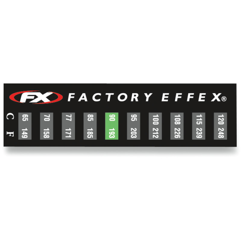 FACTORY EFFEX Temperature Decals