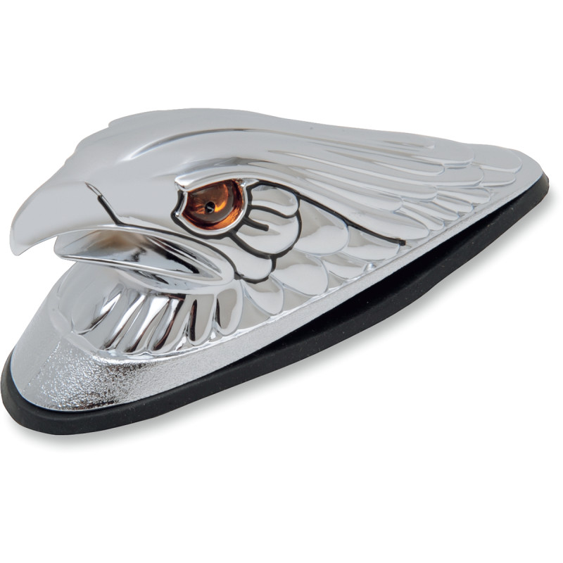DRAG SPECIALTIES Eagle Head Front Fender Ornament