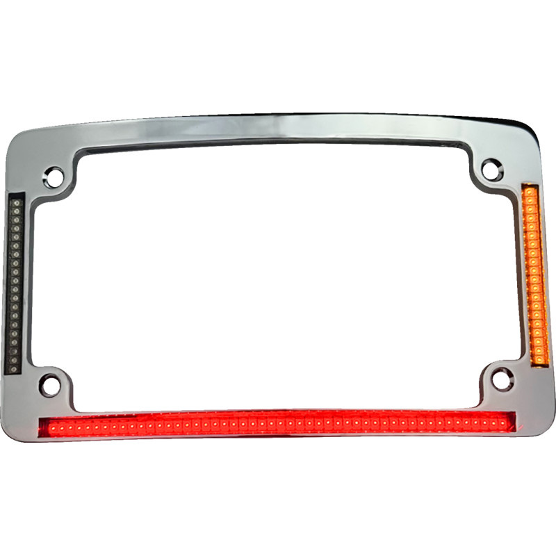 CUSTOM DYNAMICS All-In-One Auxiliary LED License Plate Frame