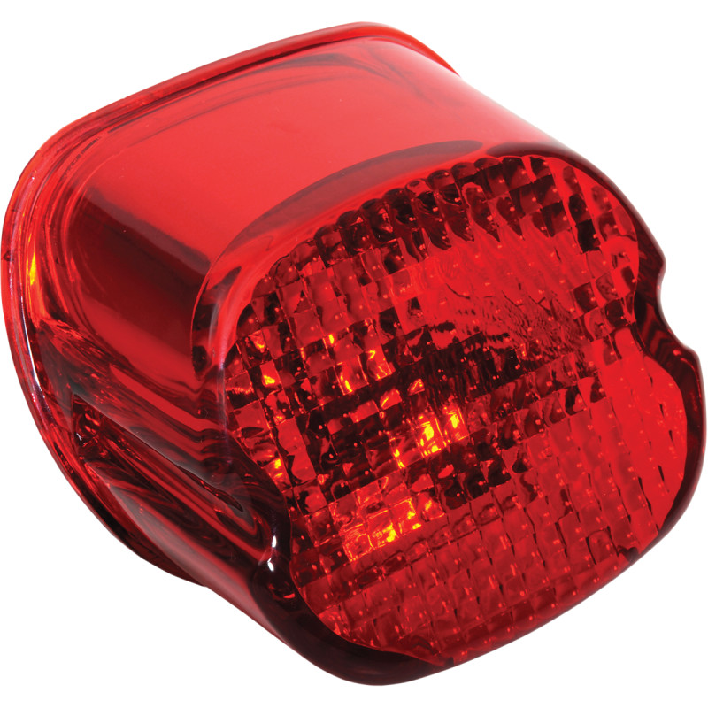 DRAG SPECIALTIES Laydown Taillight Lens with Bottom Tag Lens