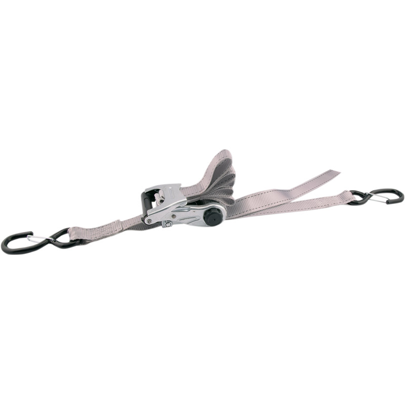 ERICKSON Ratchet Tie-downs with Web Clamps and Safety Hooks