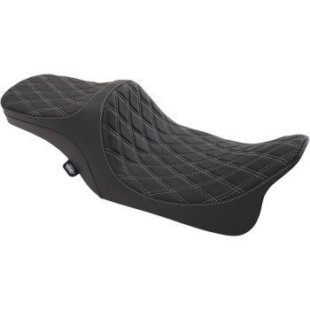 Predator III 2-Up Seat - Double Diamond - Silver Thread - FL '99-'07