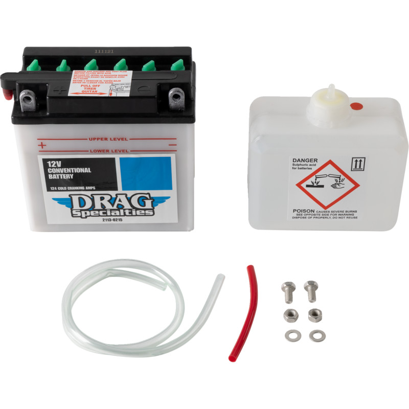 DRAG SPECIALTIES Conventional Battery Kit - Image 2