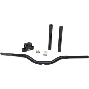 LA Choppers Kage Fighter-T Handlebar Matte Black 14" Rise Made in USA