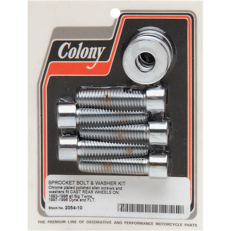 COLONY Rotor, Sprocket and Belt Mounting Hardware Kit