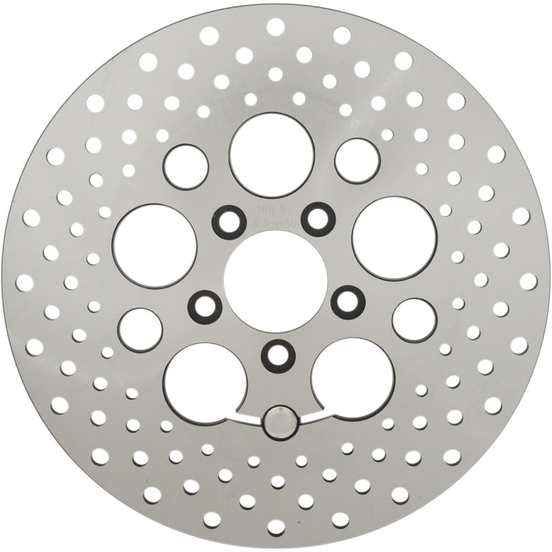 DRAG SPECIALTIES Stainless Steel Drilled Brake Rotor - Image 2