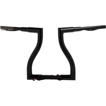 LA Choppers 1" Pre-Wired Thresher Handlebar Black 14" Rise Made in USA 