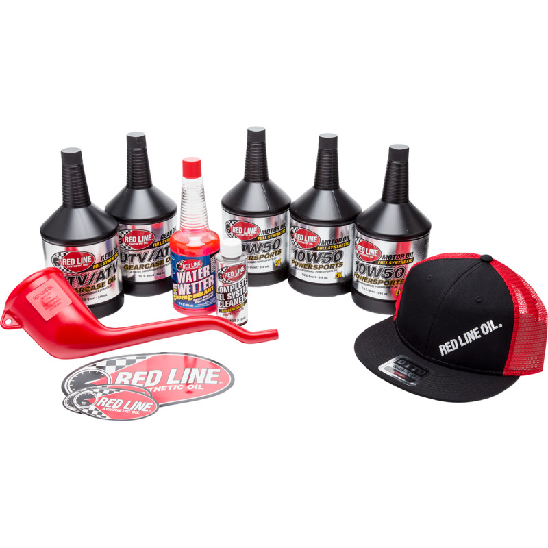 RED LINE SYNTHETIC OIL UTV/ATV 10W50 Powerpack