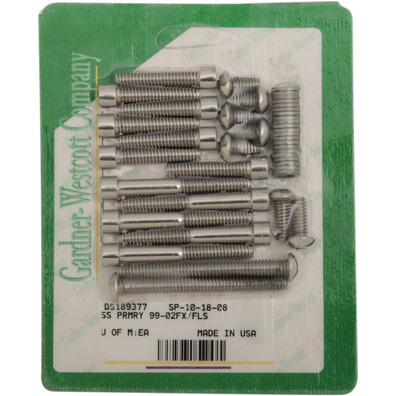 GARDNER-WESTCOTT Primary Cover Bolt Kit