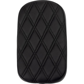 Rear Solo Seat - Wide - Double Diamond - Black Stitch - FLH/FLT '97-'23