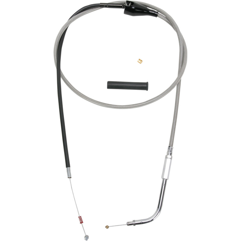 DRAG SPECIALTIES Stainless Braided Idle Cable - Image 12