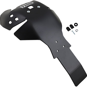 2018 Yamaha YZ 450 F Black Skid Plate with Linkage Protection