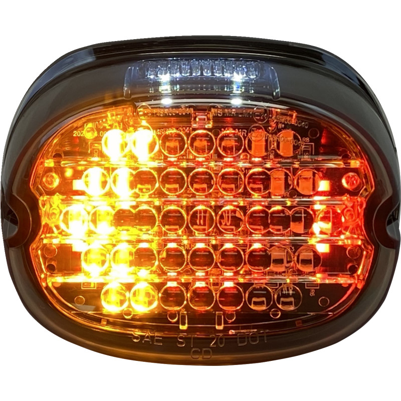 CUSTOM DYNAMICS Low Profile LED Taillight with Integrated Auxiliary Turn Signals - Image 2