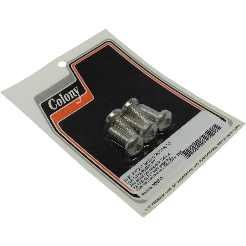 COLONY Front Brake Rotor Torx Bolt Kit