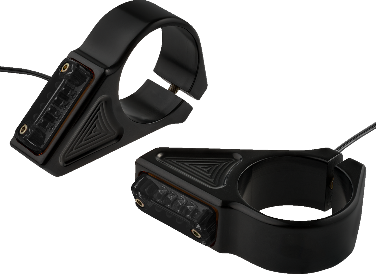 Joker Machine Turn Signal — 39 mm — Amber — Black