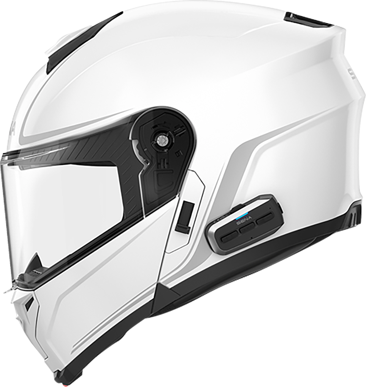 Sena Outrush 2 Mesh Modular Helmet — Gloss White — Medium