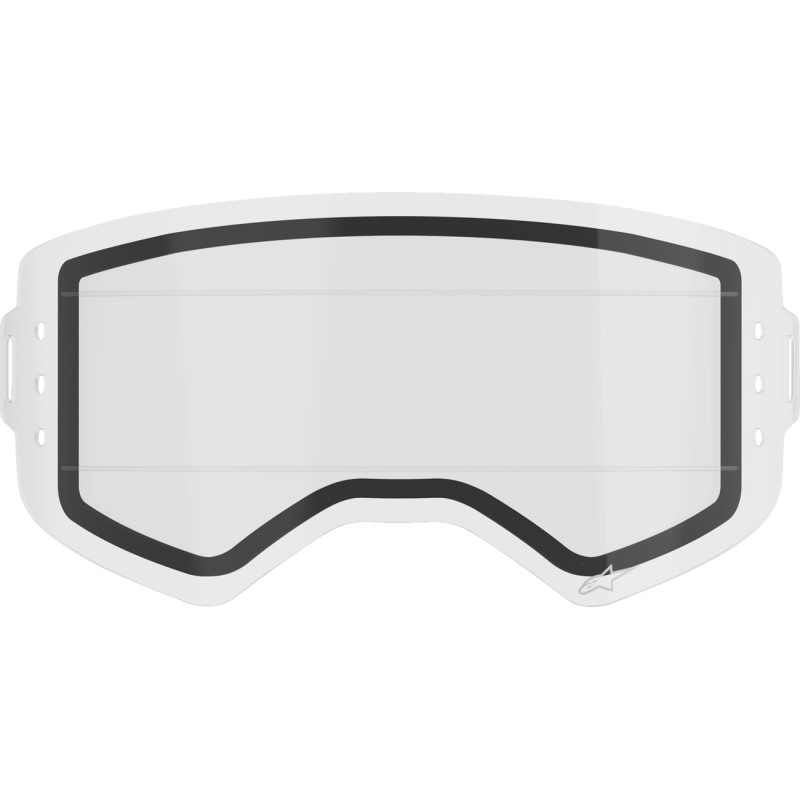 ALPINESTARS GOGGLES Supertech Wide Vision Roll-Off Goggle Dual Pane Lens