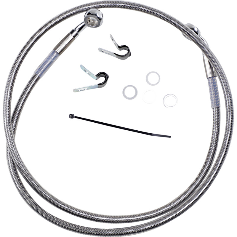 DRAG SPECIALTIES Extended Length Stainless Steel Brake Line Kit - Image 16