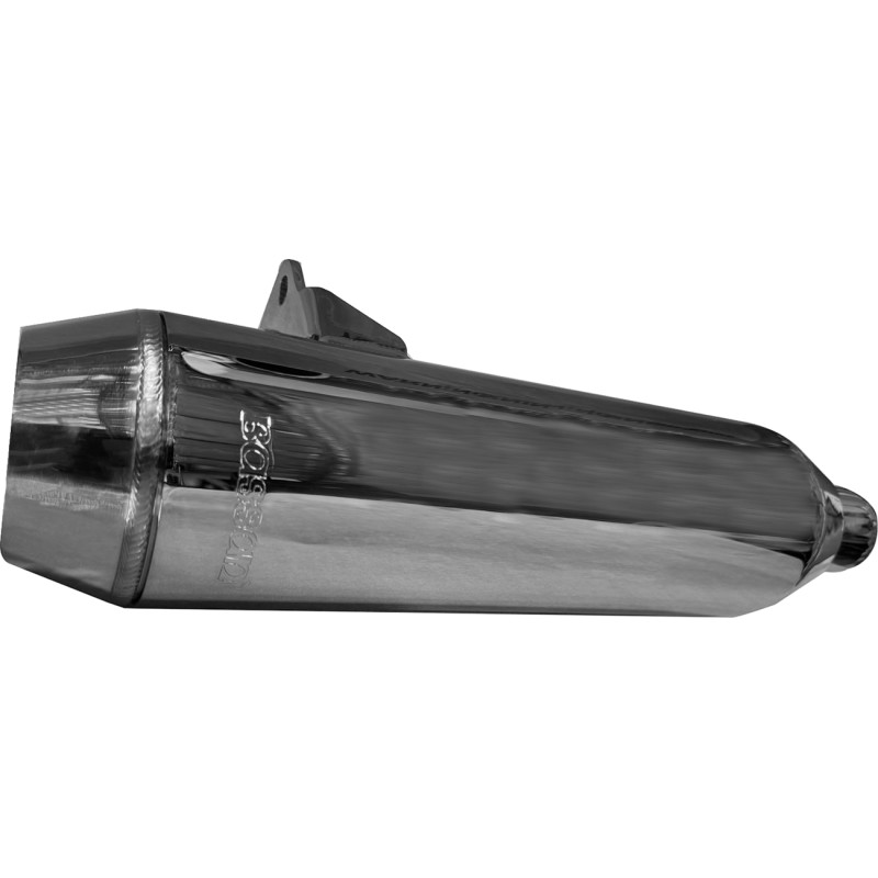 BASSANI XHAUST 4" Slip-On Muffler with Billet End Cap