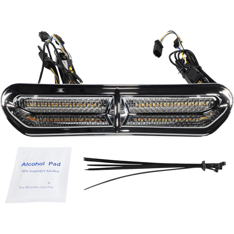 CUSTOM DYNAMICS Genesis® 4 All-In-One Dynamic LED Batwing Fairing Vent Insert