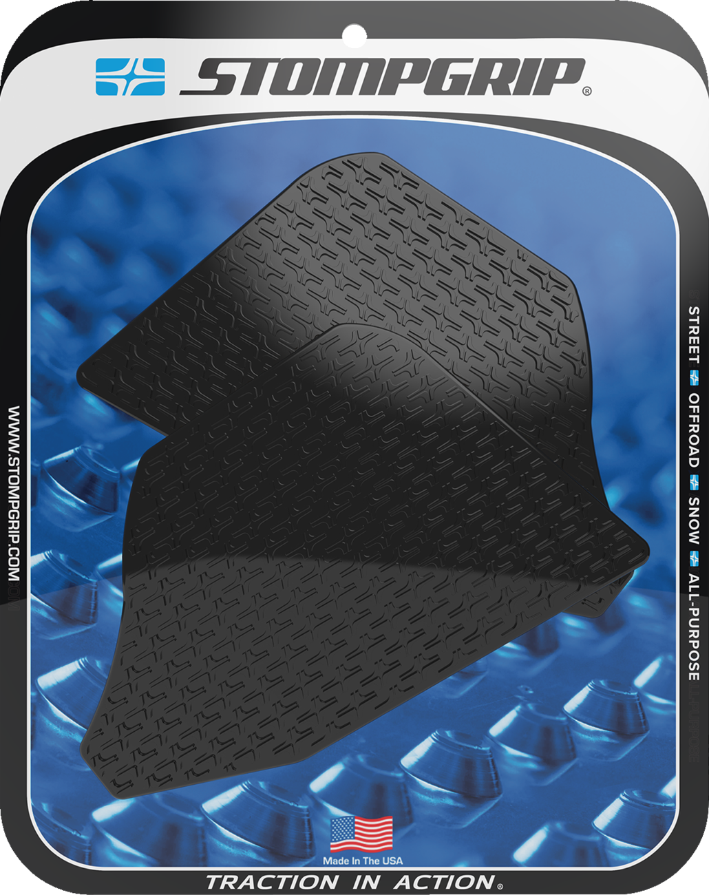 Stompgrip Tank Grips — Icon — Black — Ducati — Multistrada '22-'25