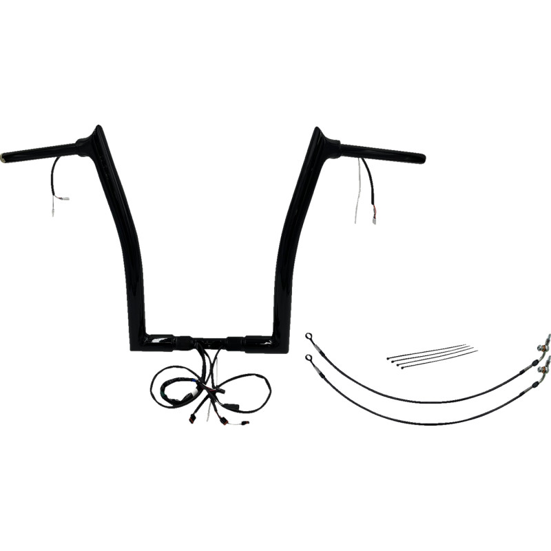 FAT BAGGERS INC. EZ Install Wired 1-1/2" Pointed Top Handlebar Kit - Image 9