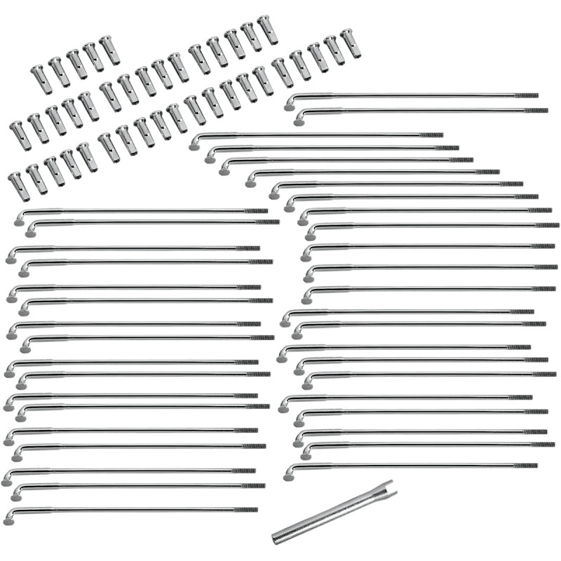 DRAG SPECIALTIES Spoke Set for Spun Steel and Excel Aluminum Rim