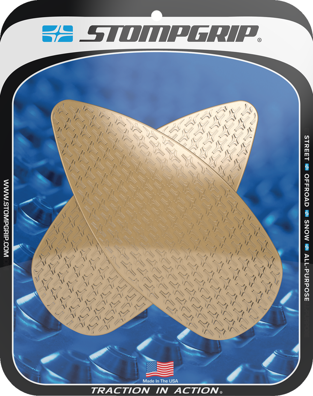 Stompgrip Tank Grips — Icon — Clear — Aprilia — RS/Tuono '21-'25