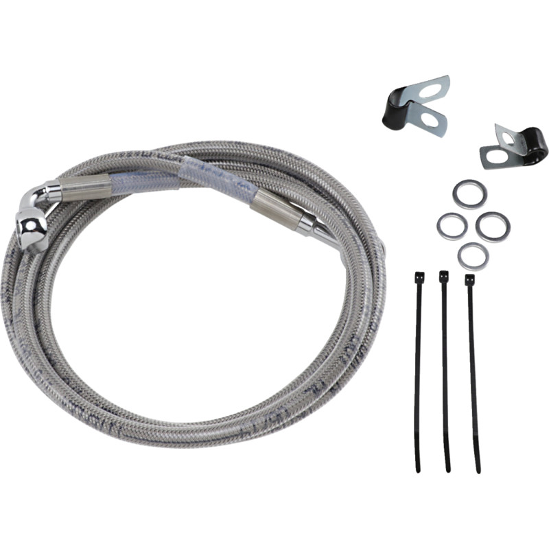 DRAG SPECIALTIES Extended Length Stainless Steel Brake Line Kit - Image 30