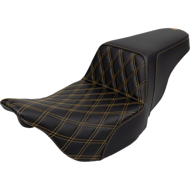 SADDLEMEN Lattice Stitch Step-Up Seat