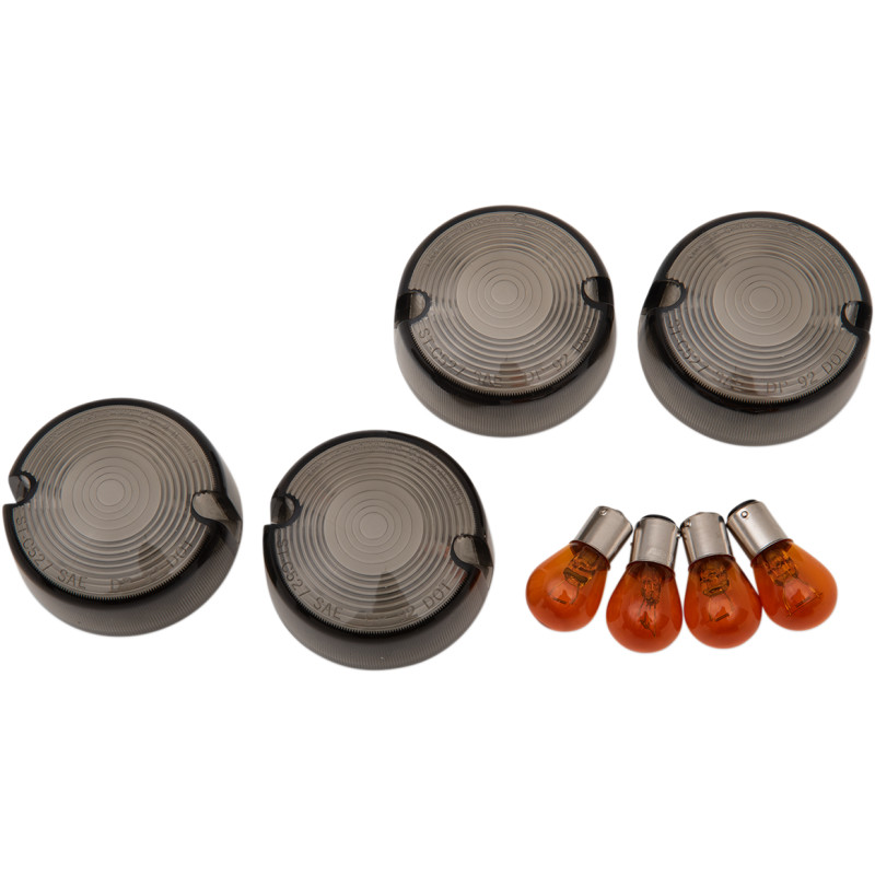 DRAG SPECIALTIES Smoked Turn Signal Lens Kits