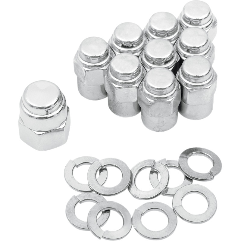 COLONY Chrome Cap Nut Kit
