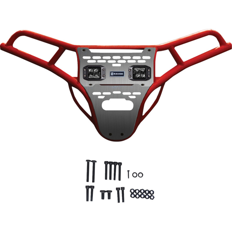 RAVEK Front Bumper/Skid Plate with Lights - Image 3