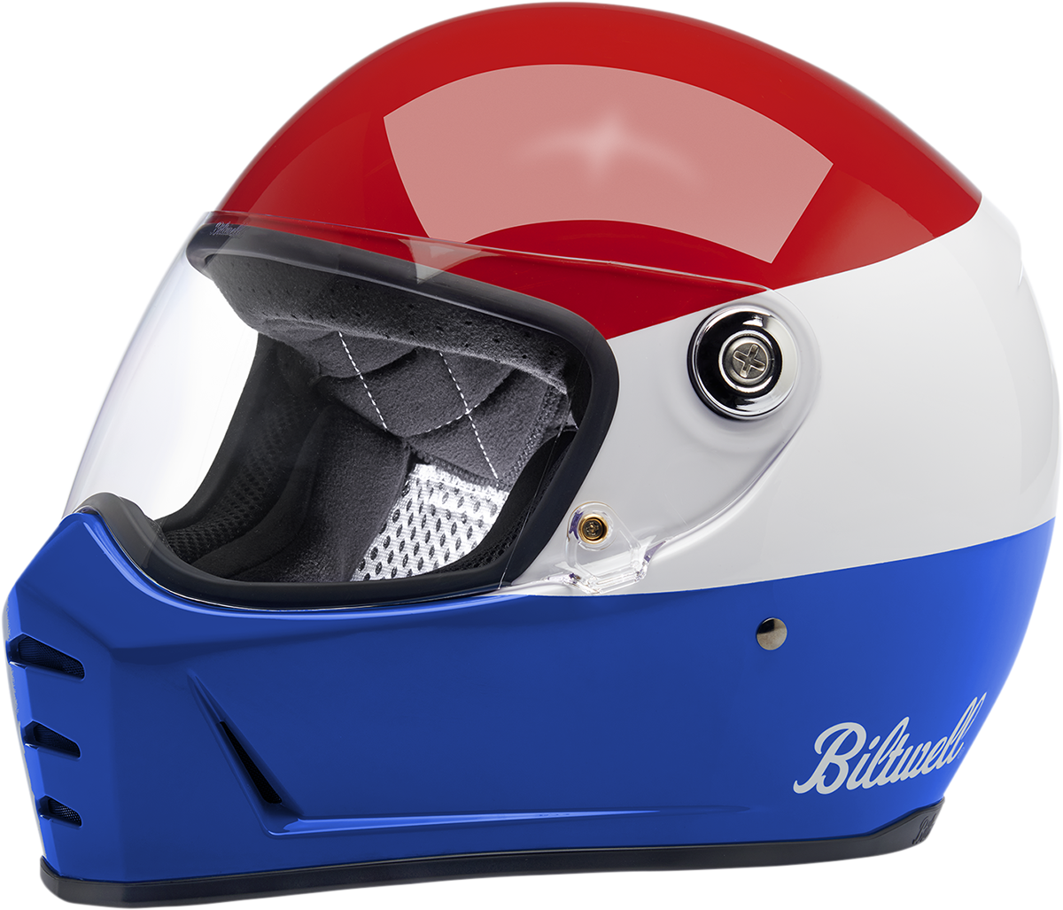 BILTWELL HELMET LANESPLITER RWB SM