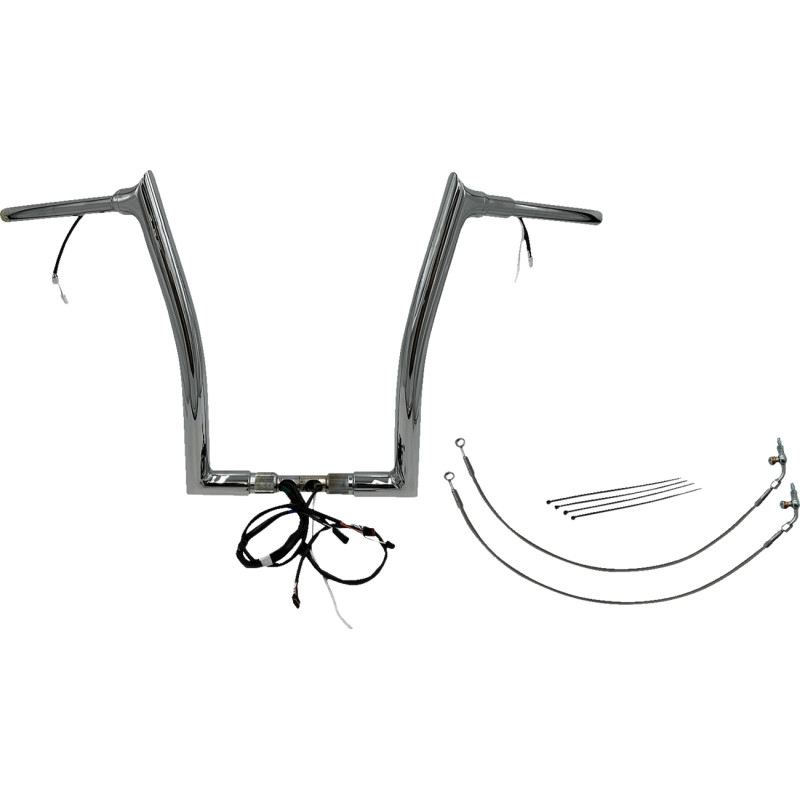 FAT BAGGERS INC. EZ Install Wired 1-1/2" Pointed Top Handlebar Kit - Image 10