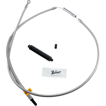 High-Efficiency Stainless Steel Clutch Cable for Harley-Davidson - +10" - '89-'06 Touring