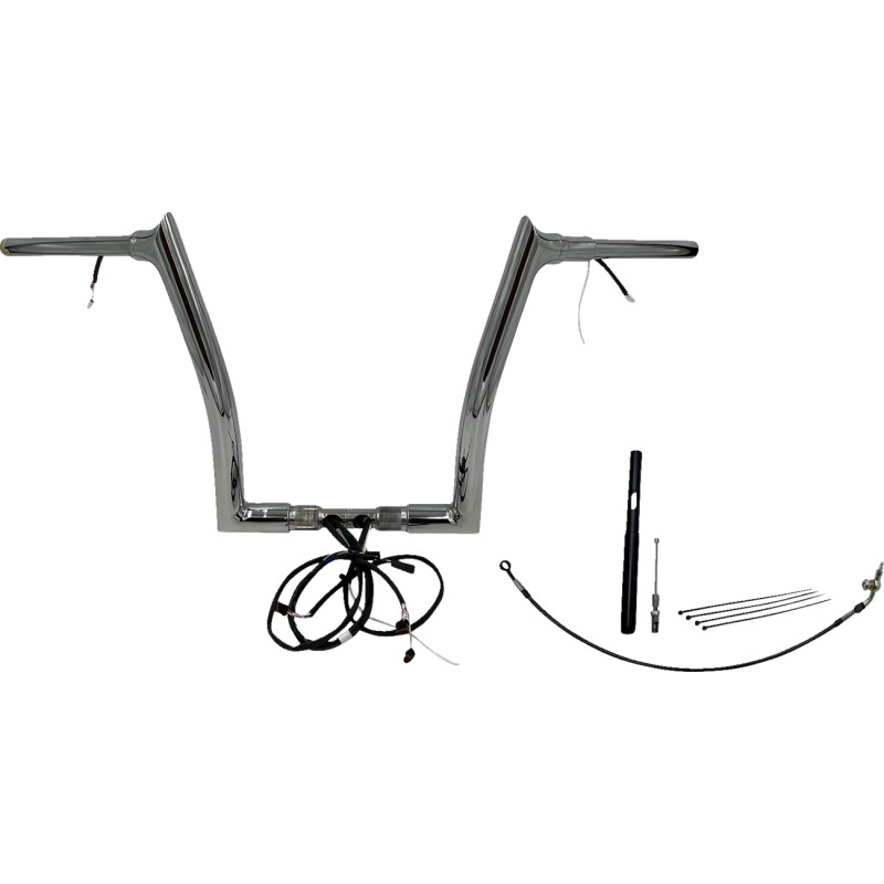 FAT BAGGERS INC. EZ Install Wired 1-1/2" Pointed Top Handlebar Kit - Image 14