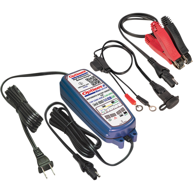 TECMATE OptiMate™ 2 Duo Battery Charger/Maintainer