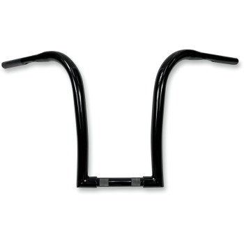 LA Choppers 1-1/4" Nice Curves Ape Hanger Handlebar 14" Rise Black Made in USA