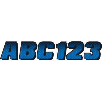 I.D. Sticker Kit - 300 Series - Blue Gradation