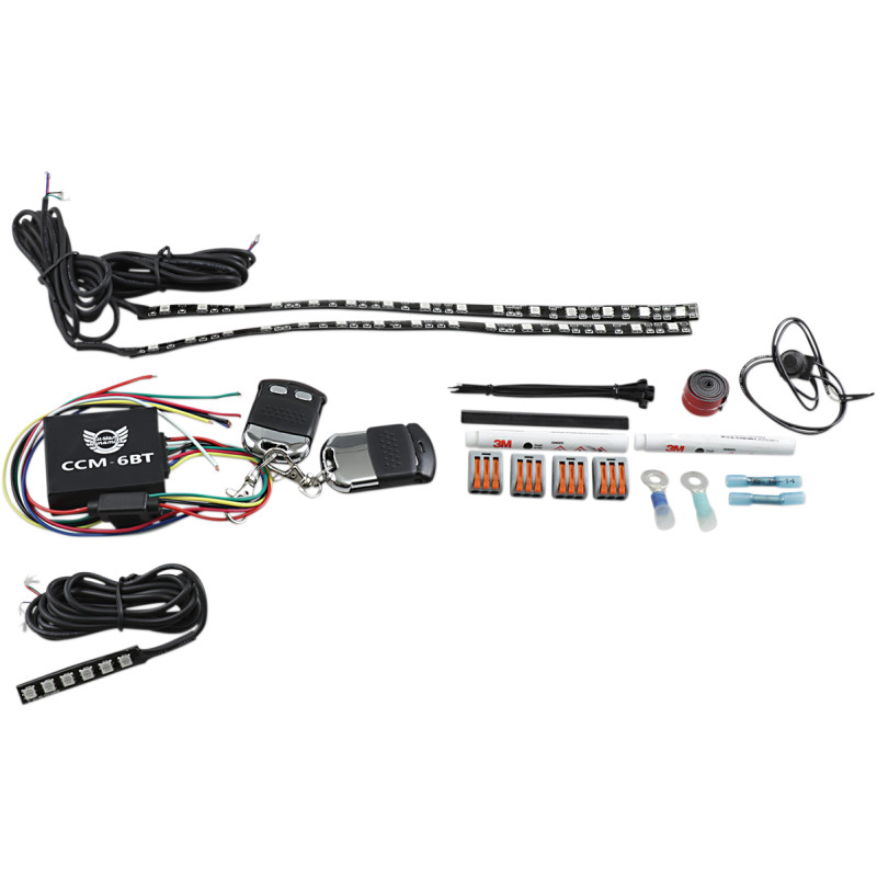 CUSTOM DYNAMICS Magical Wizard™ Indian LED Engine Accent Light Kit with Bluetooth Remote