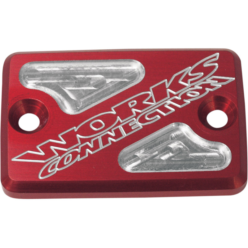 WORKS CONNECTION Billet Front Brake Reservoir Cover for ATV