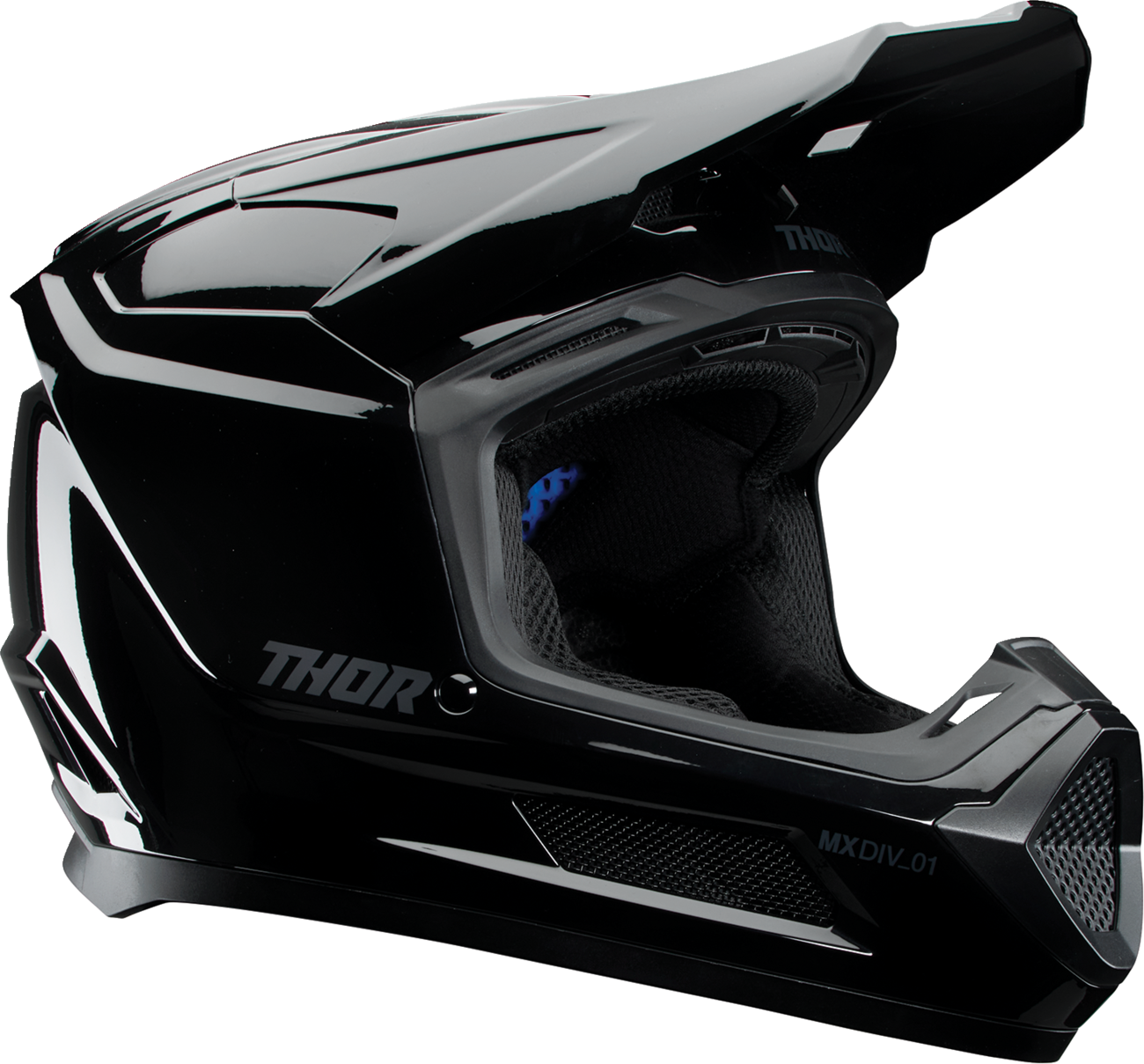 Thor Youth Fleet Helmet — Blackout — Gloss Black — Large