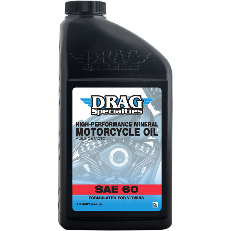 DRAG SPECIALTIES OIL High-Performance Mineral 60 Motorcycle Oil
