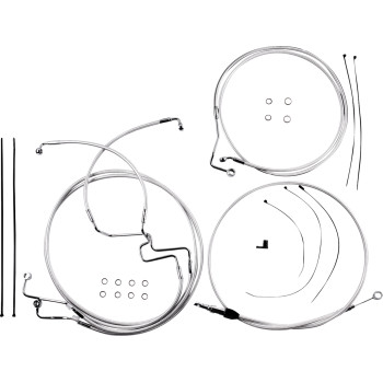 2021-2023 Harley-Davidson FLHR Designer Handlebar Installation Kit 8"