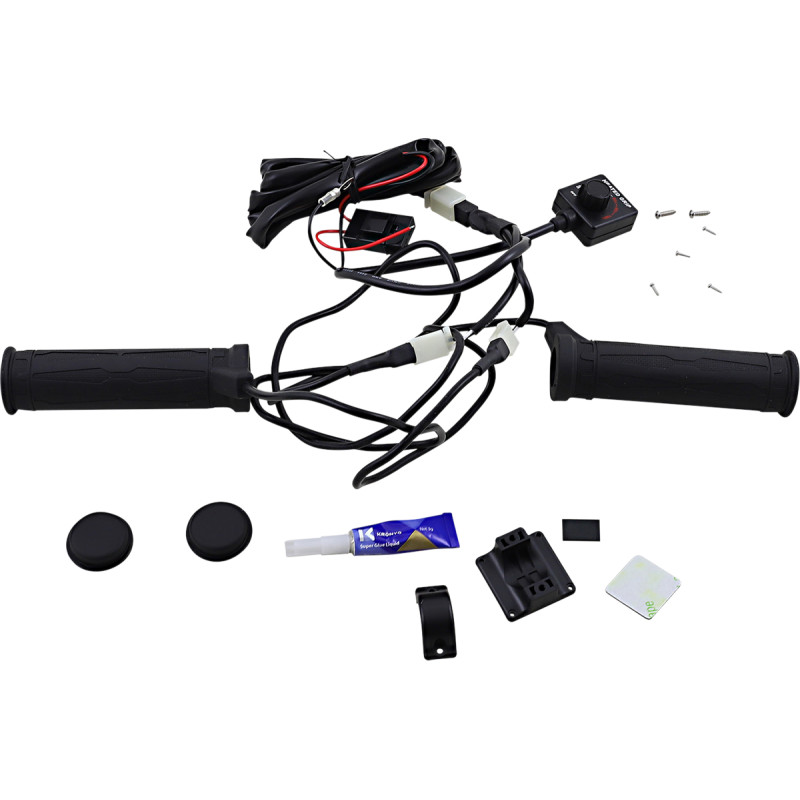 KOSO NORTH AMERICA Heated Grip Kit with LED Indicator for Snow/ATV