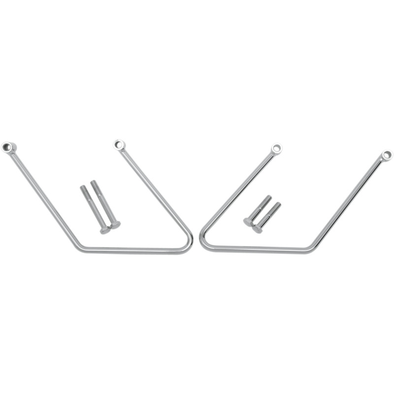 DRAG SPECIALTIES Chrome Saddlebag Support Brackets - Image 5