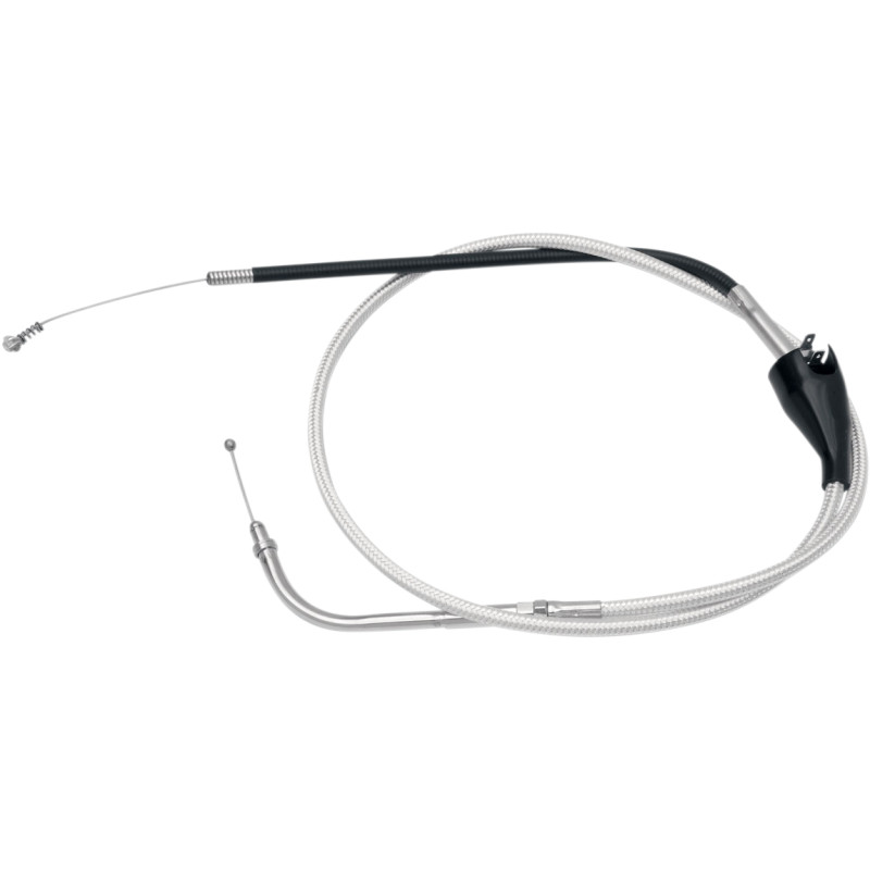 MAGNUM SHIELDING Sterling Chromite II® Braided Cable for Harley-Davidson — Idle - Image 10