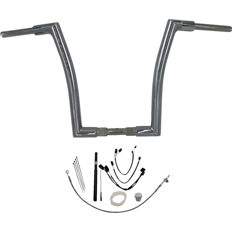 FAT BAGGERS INC. 1-1/2" EZ Install Flat Top Handlebar Kit - Image 2