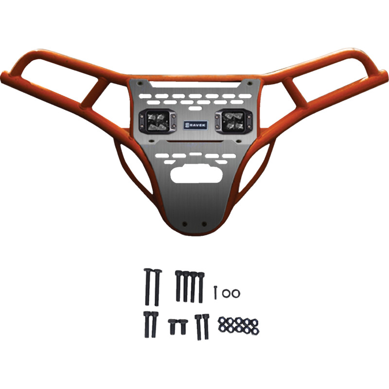 RAVEK Front Bumper/Skid Plate with Lights - Image 4